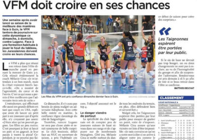 LNA: VFM doit croire en ses chances