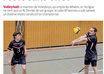 Volley 1re ligue: l'opération sauvetage reste sans effet pour Volleyboys