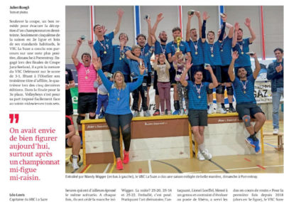 Coupe Jura-Seeland: Trois à la suite pour les Imériens