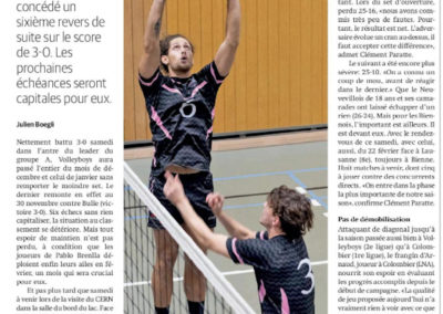 Volley 1re ligue: Février sera décisif pour Volleyboys