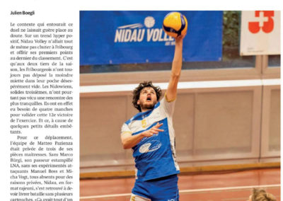 Volley 1re ligue: Nidau parvient à éviter le piège