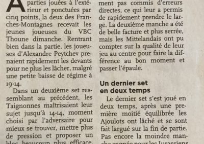 1re ligue: VFM II poursuit sur sa lancée