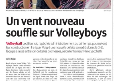 1re ligue: Un vent nouveau souffle sur Volleyboys
