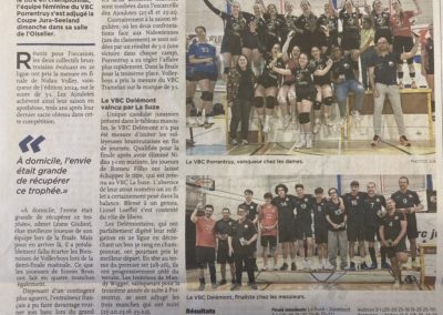 Coupe Jura-Seeland: le doublé pour les Ajoulotes