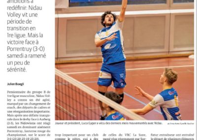 Volley 1re ligue: en quête de stabilité après un été agité à Nidau