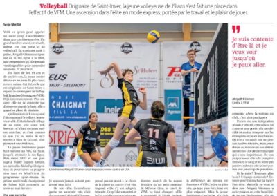 Portrait: Abigaël Gilomen, la tête en LNA et les pieds sur terre