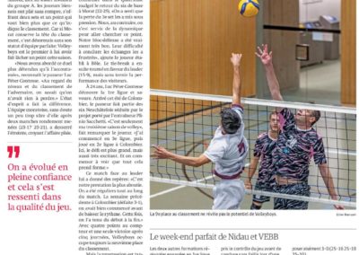 Volley 1re ligue: Vers un avenir plus radieux à Volleyboys. Un week-end parfait pour Nidau et le VEBB