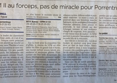 1re ligue: VFM II au forceps, pas de miracle pour Porrentruy