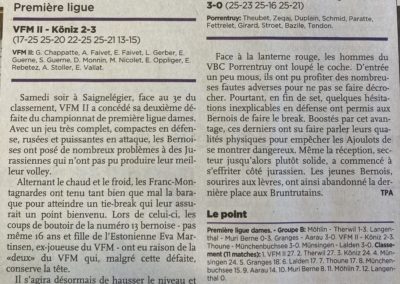 1re ligue: Deux défaites jurassiennes