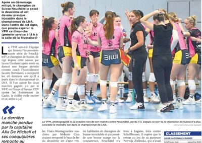 LNA: Gagner un set serait presque une victoire pour le VFM à Neuchâtel