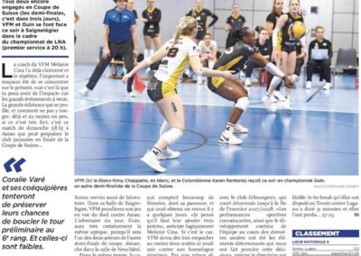 VFM: La Coupe de Suisse en filigrane