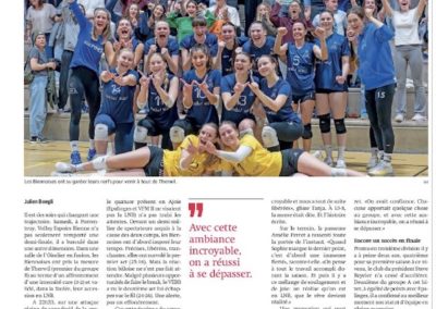 Final Four 1re ligue: Une épopée majuscule pour le VEBB qui accède à la ligue B