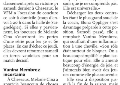 LNA: VFM veut conclure