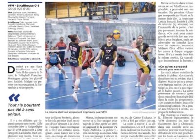 play-off LNA: VFM se heurte au mur schaffhousois et sort des play-off sans regret