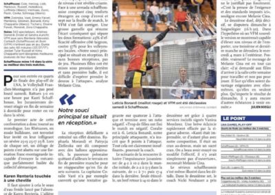 LNA play-off: VFM, privé de Karen Renteria, a été emporté par la tempête Schaffhouse