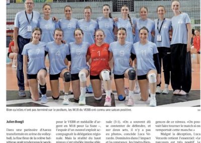 Final Four du championnat de Suisse juniors: Pas de médaille mais de l'expérience