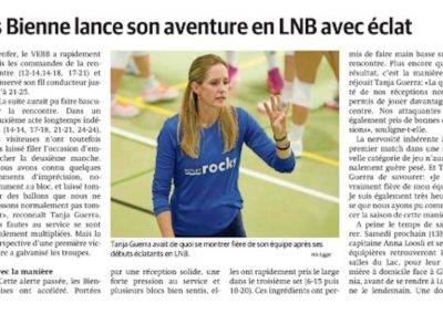 Volley Espoirs Bienne lance son aventure en LNB avec éclat
