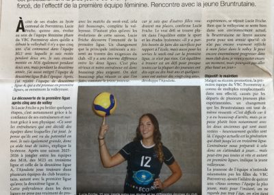 Lucie Friche comme symbole du renouvellement du VBCP