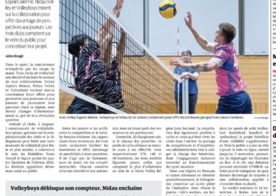 Magasine: Trois clubs, une ambition: unir pour faire gagner le volley régional."