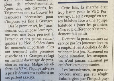 1re ligue: VFM II s'est imposé au bout du suspense.